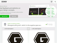 Tablet Screenshot of desinion.com